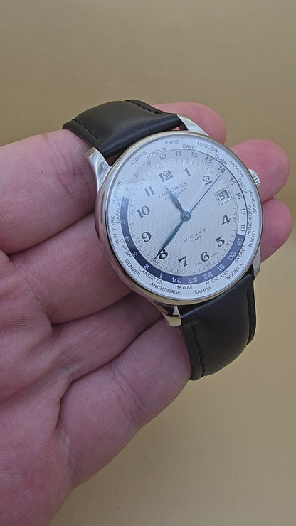 Longines Master Collection World Time GMT 38.5mm cutie originală