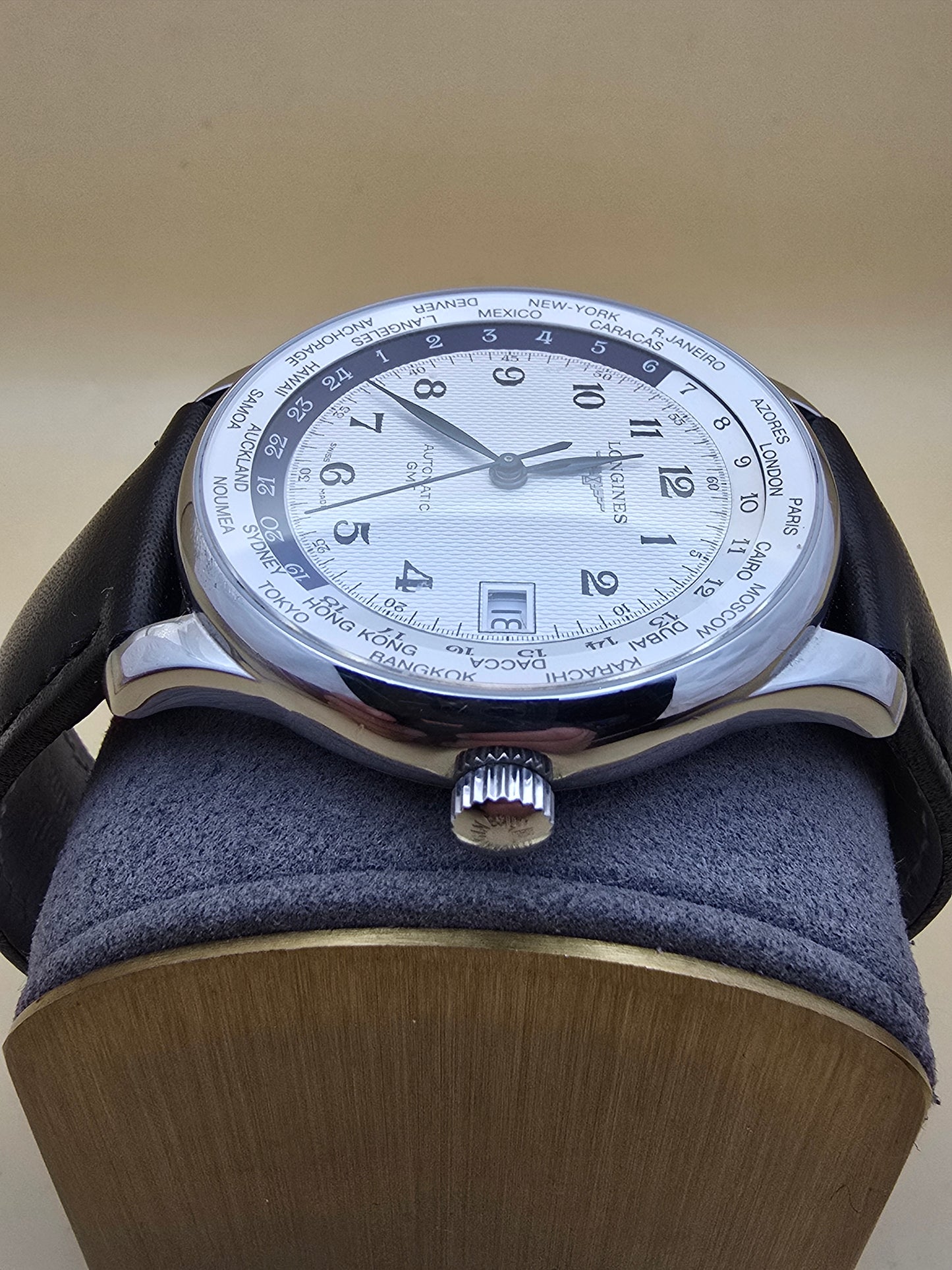 Longines Master Collection World Time GMT 38.5mm cutie originală