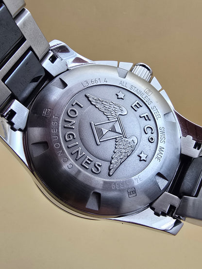 Longines Conquest Ceramic Cronograph 41mm full set
