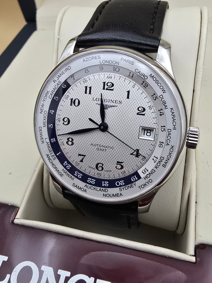 Longines Master Collection World Time GMT 38.5mm cutie originală