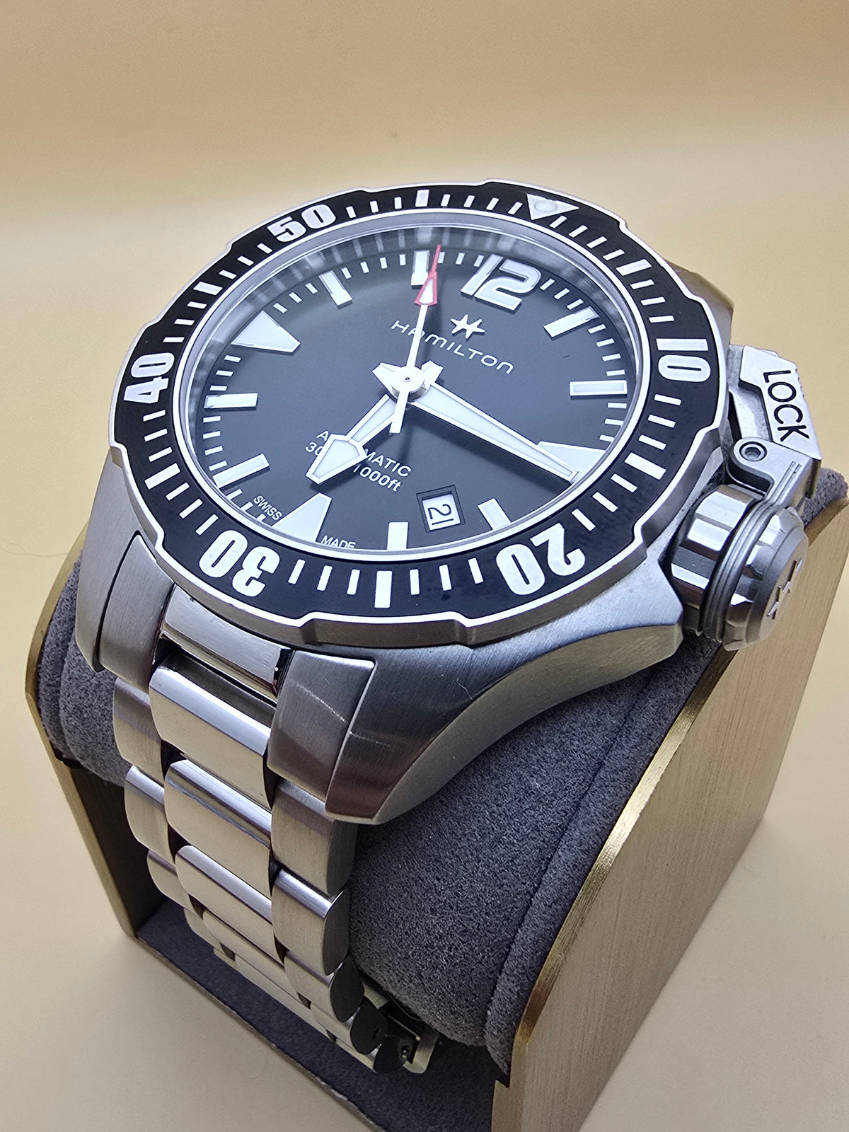 Hamilton Khaki Navy Frogman 42mm 2025 cutie/supracutie/garanție+factură dealer