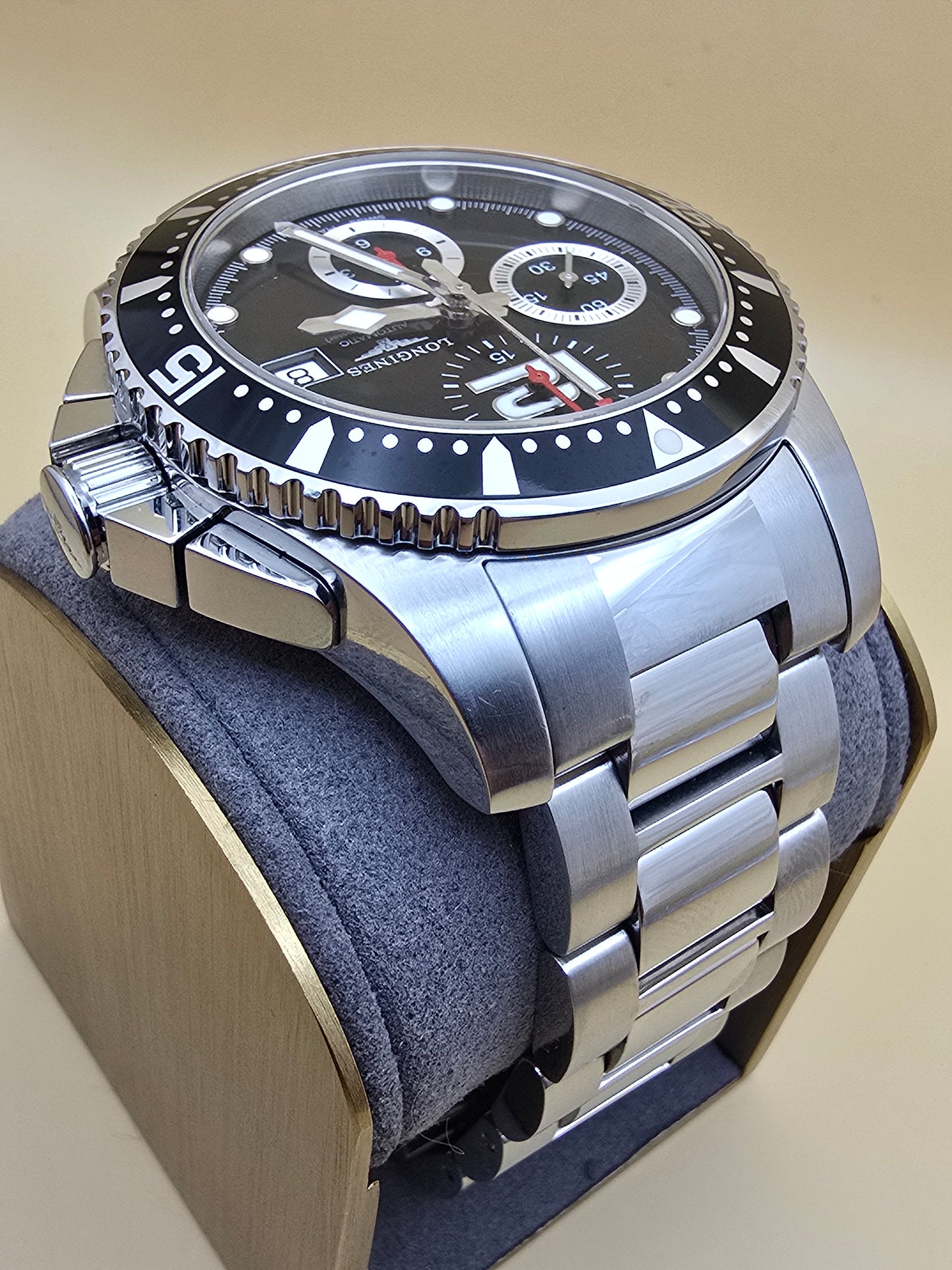 Longines Hydroconquest Cronograph 41mm full set servisat complet