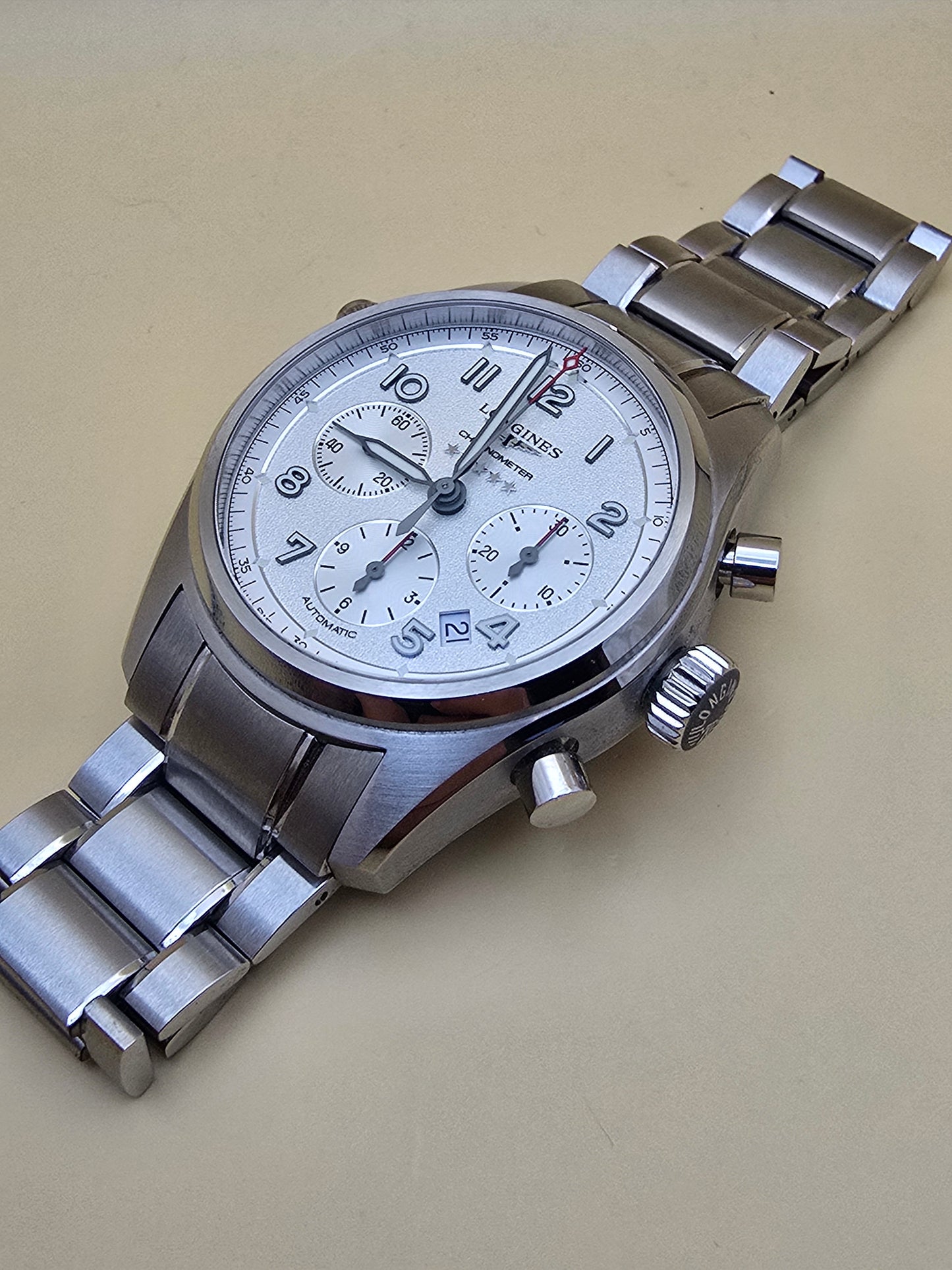 Longines Spirit Chronometer Cronograph 42mm card/cutie/supracutie