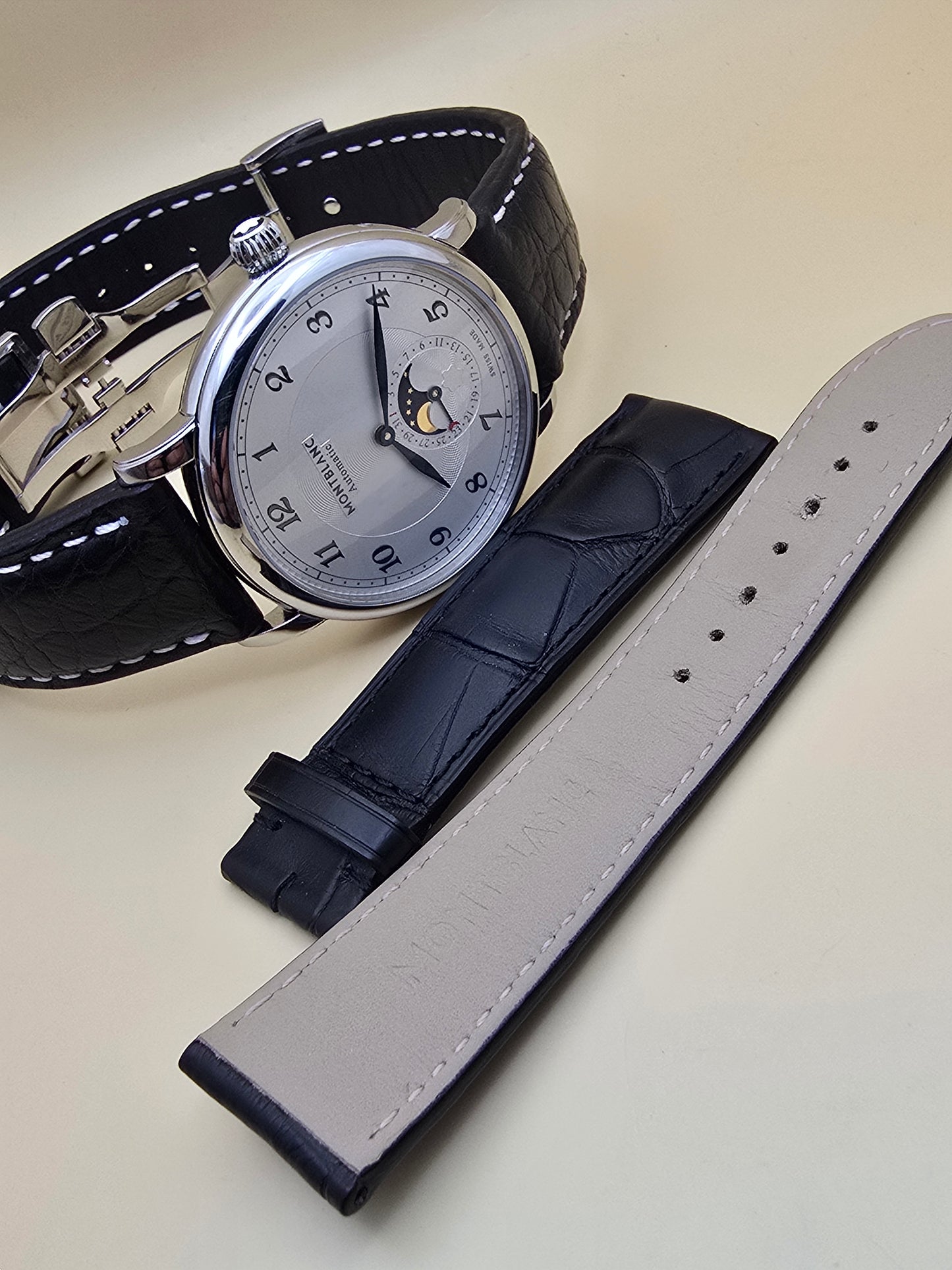 Montblanc Star Legacy Moonphase 42mm pouch original + extra curea