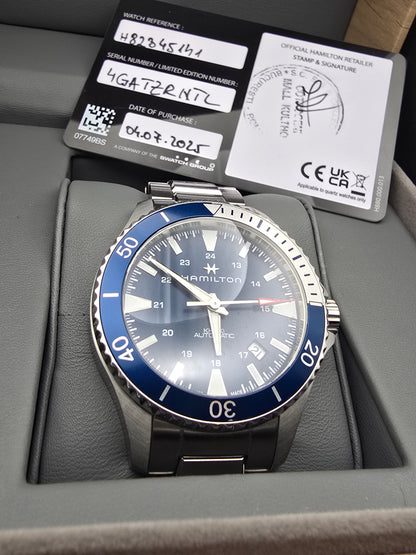 Hamilton Khaki Navy Scuba Diver Automatic 40mm 2025 full set