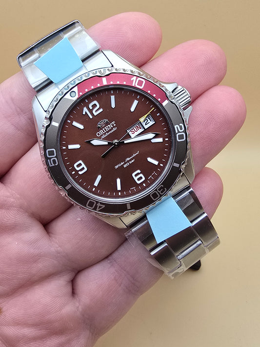 Orient Mako 3 Kamasu Sapphire Red full set