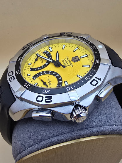 TAG Heuer Aquaracer Yellow Caliber S 43mm full set