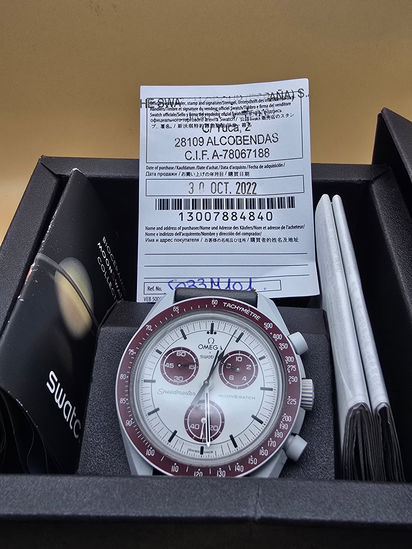 Omega X SWATCH Mission to Pluto full set