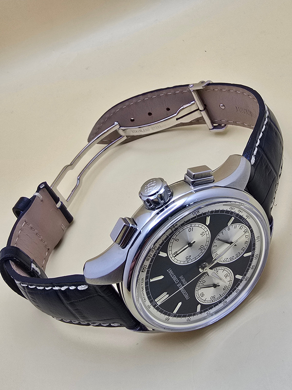 Frederique Constant Manufacture Flyback Cronograph 42mm cutie/supracutie/dovadă achiziție chrono24 2070euro
