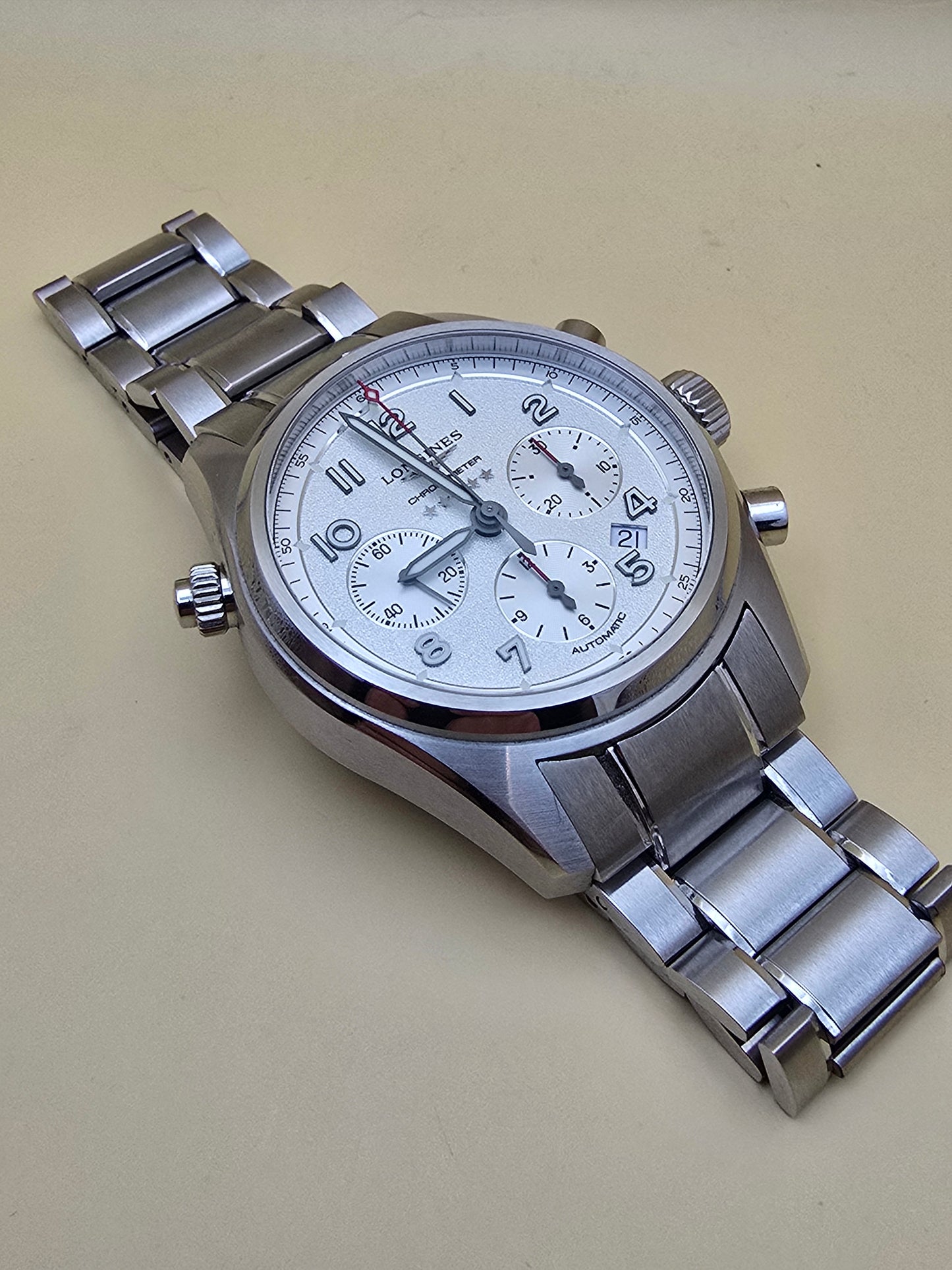 Longines Spirit Chronometer Cronograph 42mm card/cutie/supracutie