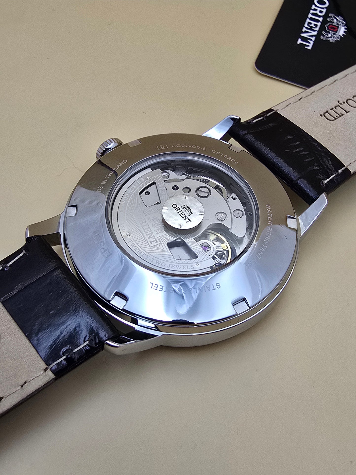 Orient Open Heart 41mm full set nou