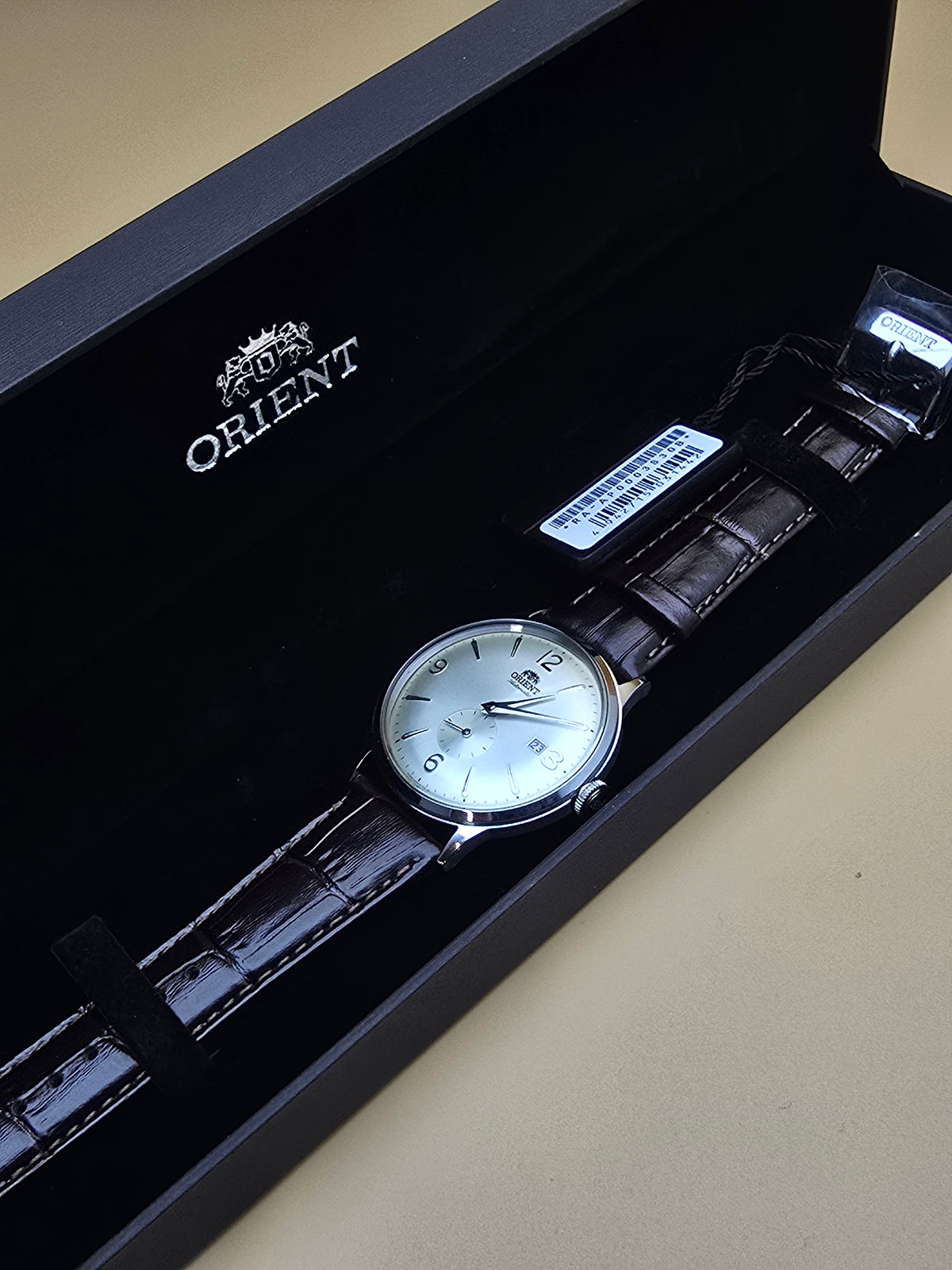 Orient Bambino Small Seconds 40.5mm full set nou