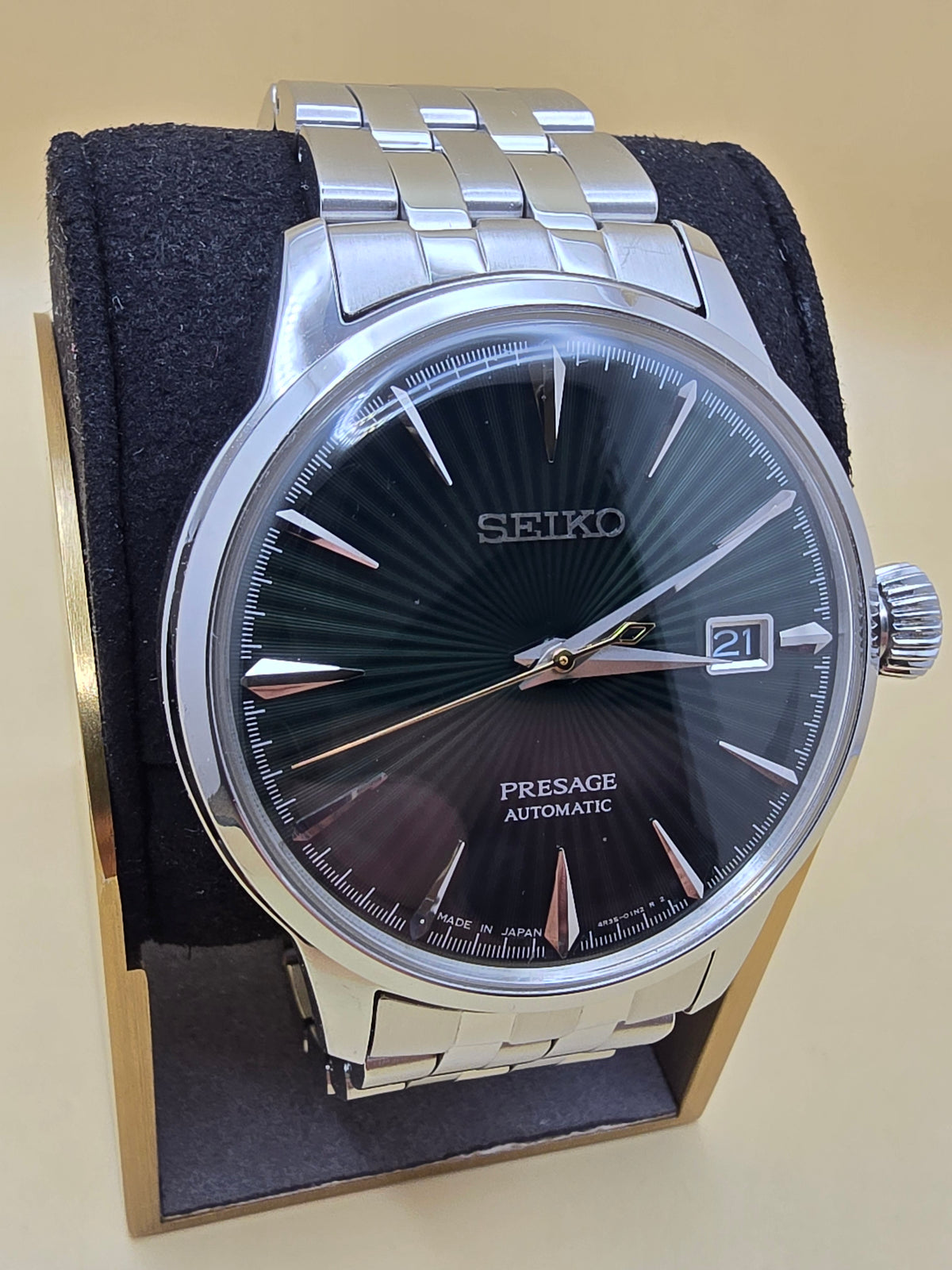 Seiko Presage Green Cocktail Time 40.5mm full set