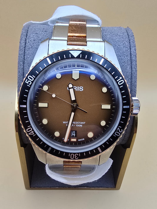 Oris Divers Sixty-Five Brown nou cu folie full set