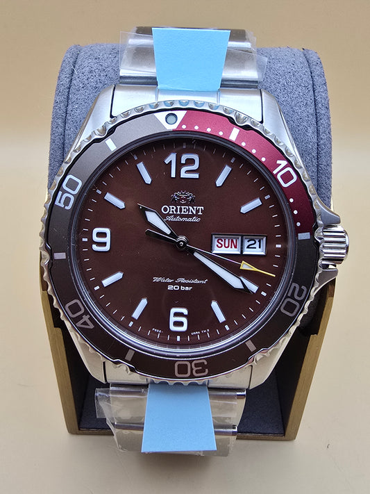 Orient Mako 3 Kamasu Sapphire Red full set