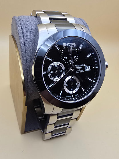 Longines Conquest Ceramic Cronograph 41mm full set