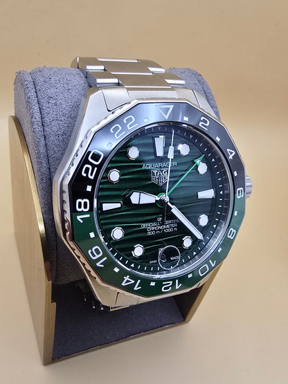 TAG Heuer Aquaracer Green GMT Ceramic 42mm full set 2025 3000eur