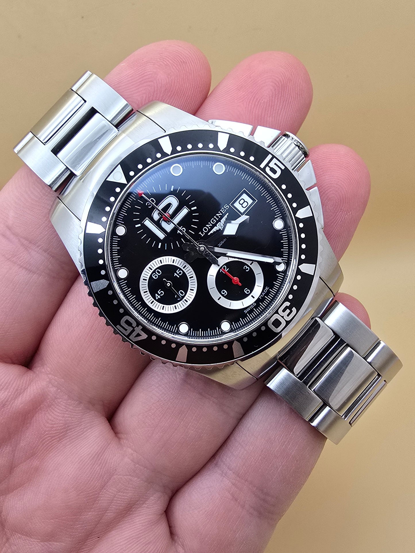 Longines Hydroconquest Cronograph 41mm full set servisat complet