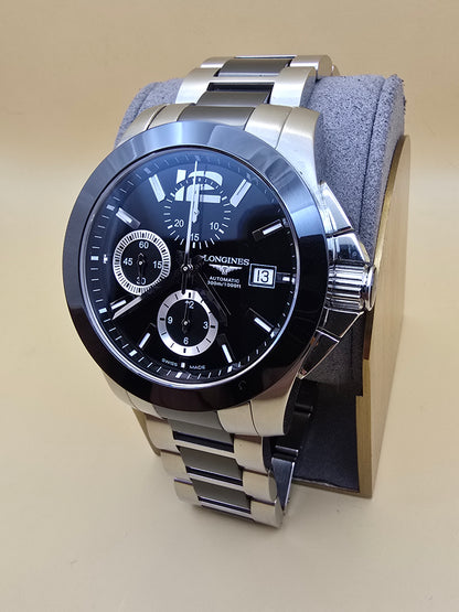 Longines Conquest Ceramic Cronograph 41mm full set