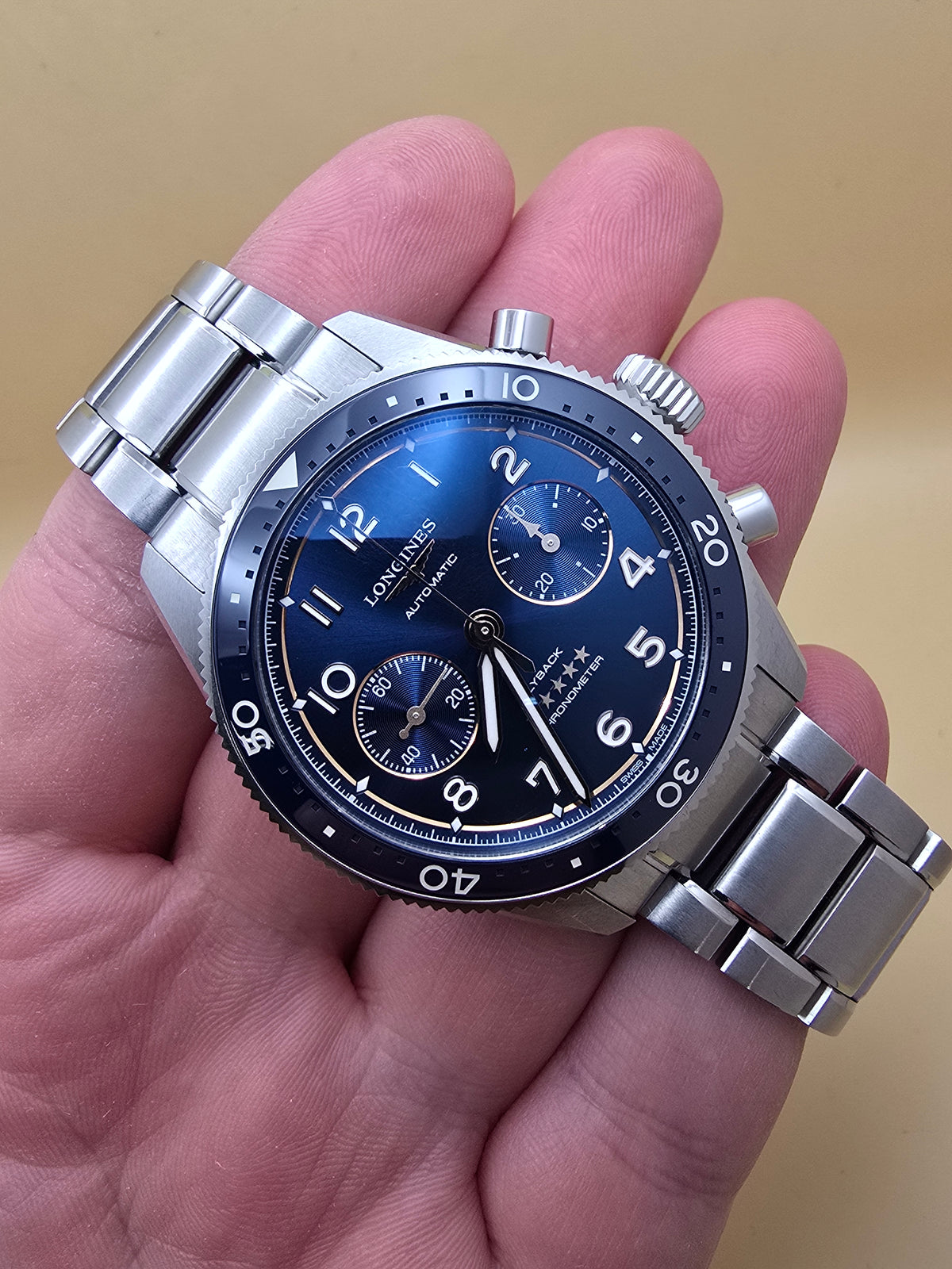 Longines Spirit Flyback Cronograph Chronometer 42mm full set